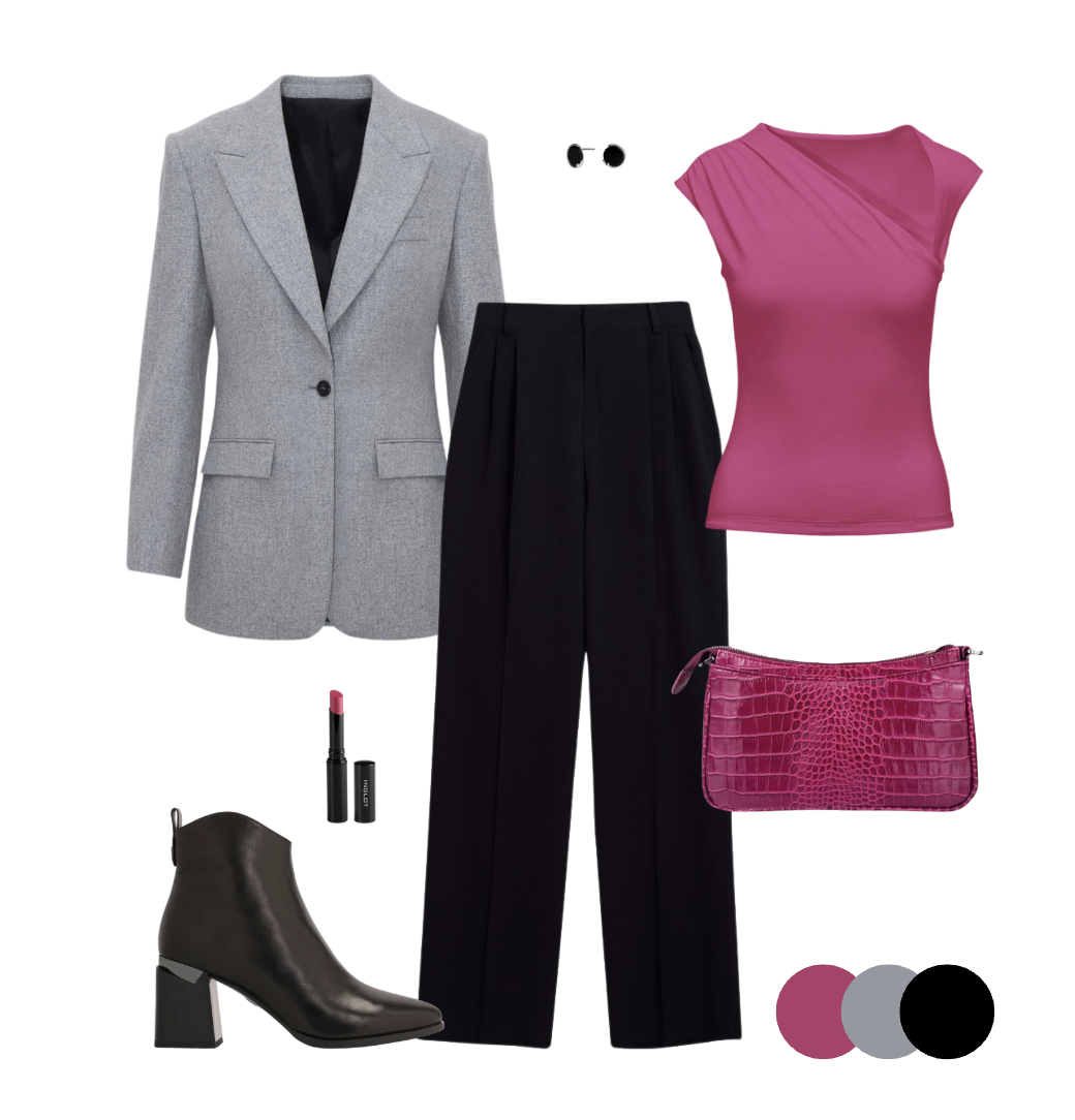 Kolaż zdjęć ubrań